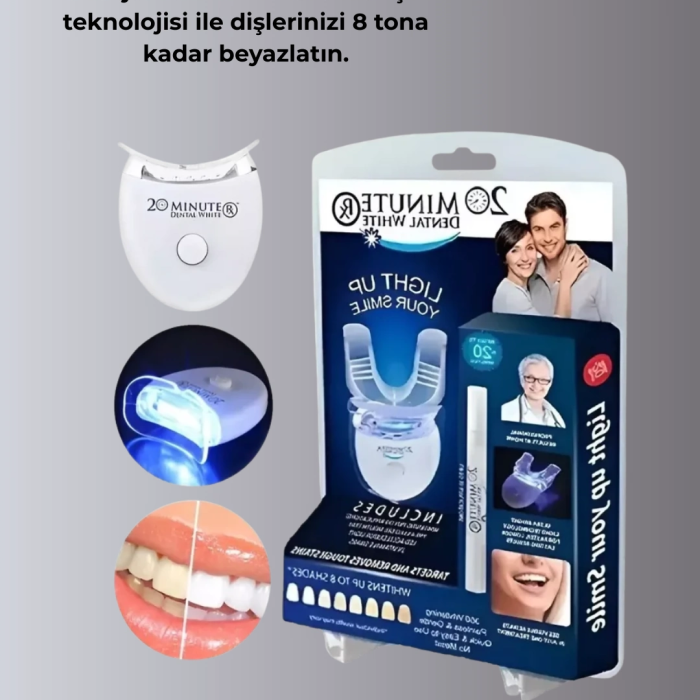 Led Işıklı Profesyonel Diş Beyazlatma Seti