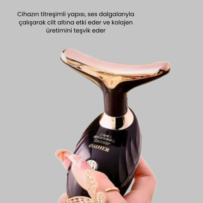 Titreşimli Cilt Gençleştirme Cihazı Yüz ve Boyun Sıkılaştırıcı