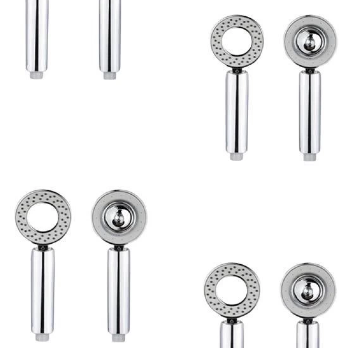 Çift Taraflı Yüksek Basınç Su Akıtan Şampuan Hazneli Duş Başlığı