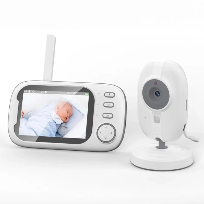 Gece Görüşlü Bebek Odası Kamera Sıcaklık Uyarısı Izleme Ekranı