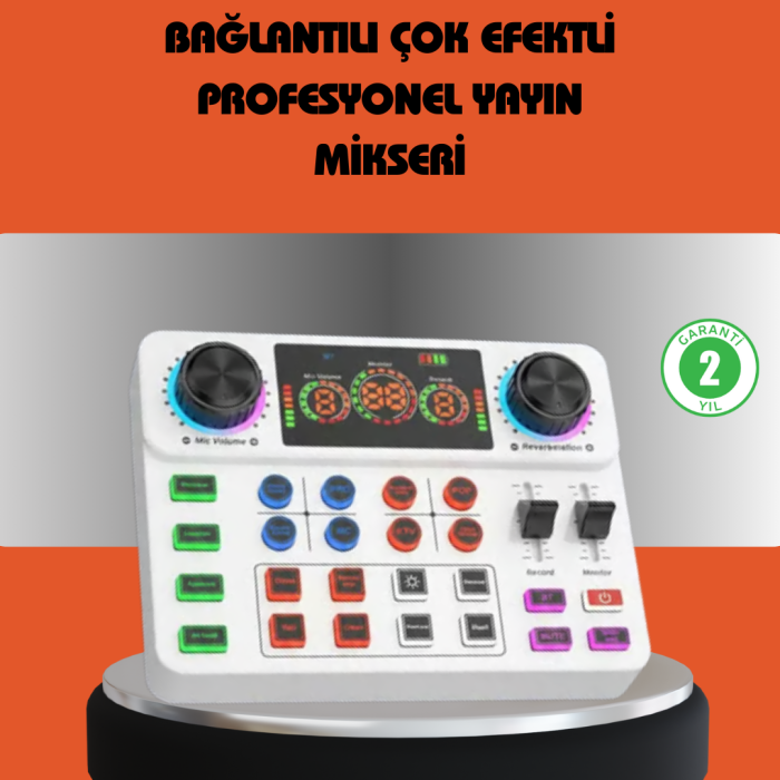 Bluetooth Bağlantılı Karaoke ve Yayın Ses Kontrol Ünitesi