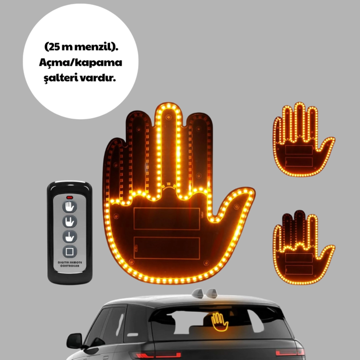 Kompakt Tasarımlı Led Jest Işığı – Selam Ve Teşekkür Modları