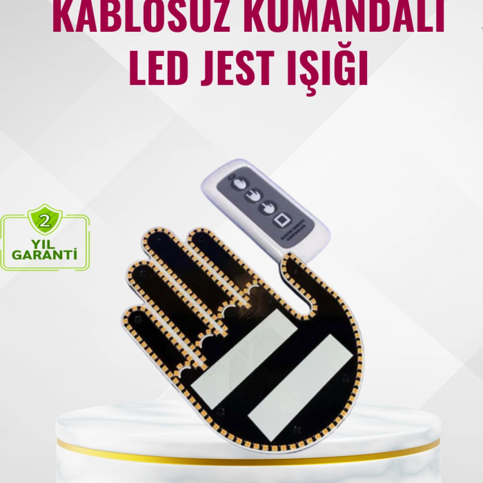 Naylon Bantlı Kolay Montajlı Araç Jest Işığı