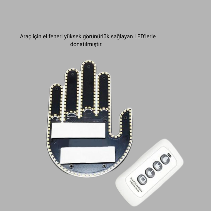 Uzaktan Kumandalı Led Jest Işığı – 3 Farklı Hareket Modu