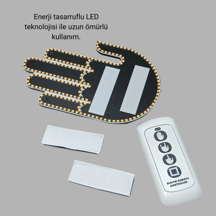 Uzaktan Kumandalı Led Jest Işığı – 3 Farklı Hareket Modu