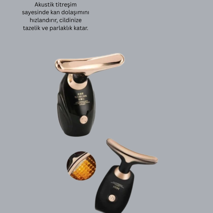 Kırışıklık Karşıtı Ultrasonik Titreşimli Yüz Masaj Aleti