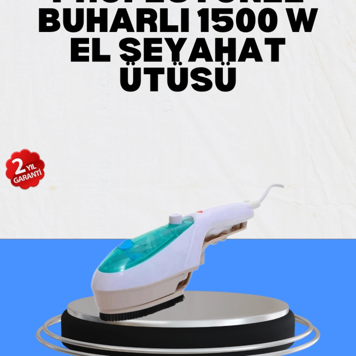 Pratik Buharlı Seyahat Ütüsü Kırışıklık Açıcı
