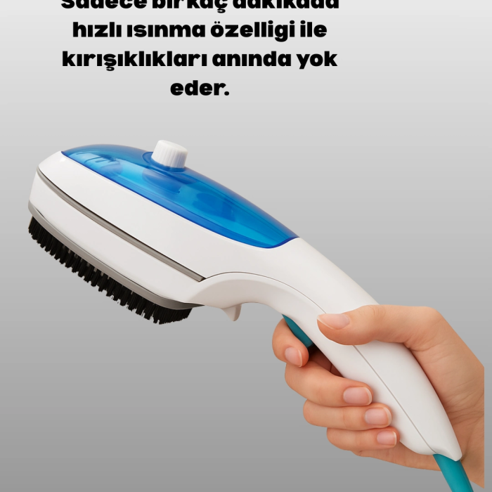 Seyahat Tipi Buharlı Ütü Portatif Kırışıklık Açıcı