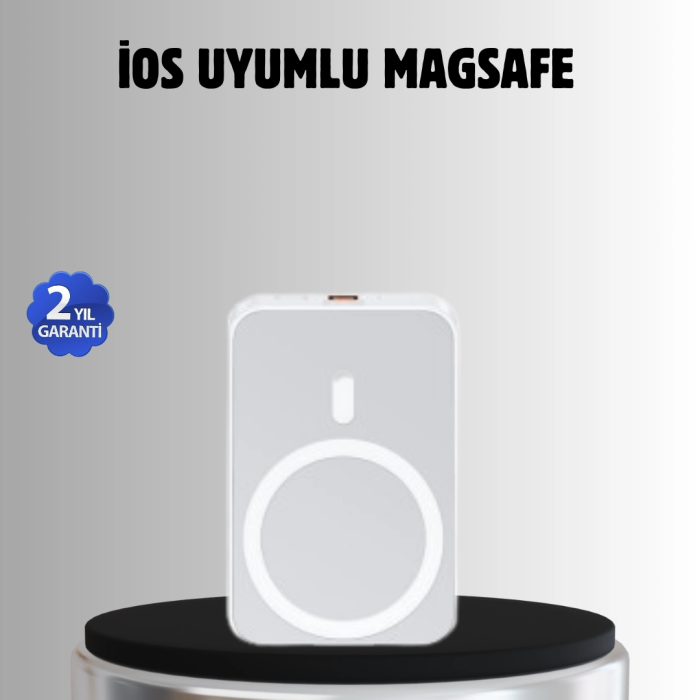 Magsafe Battery Pack – Kablosuz Hızlı Şarj, Kompakt Ve Taşınabilir Güç Bankası