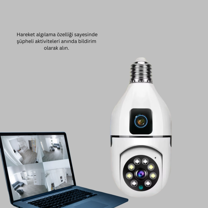1080p Wifi Ampul Kamerası