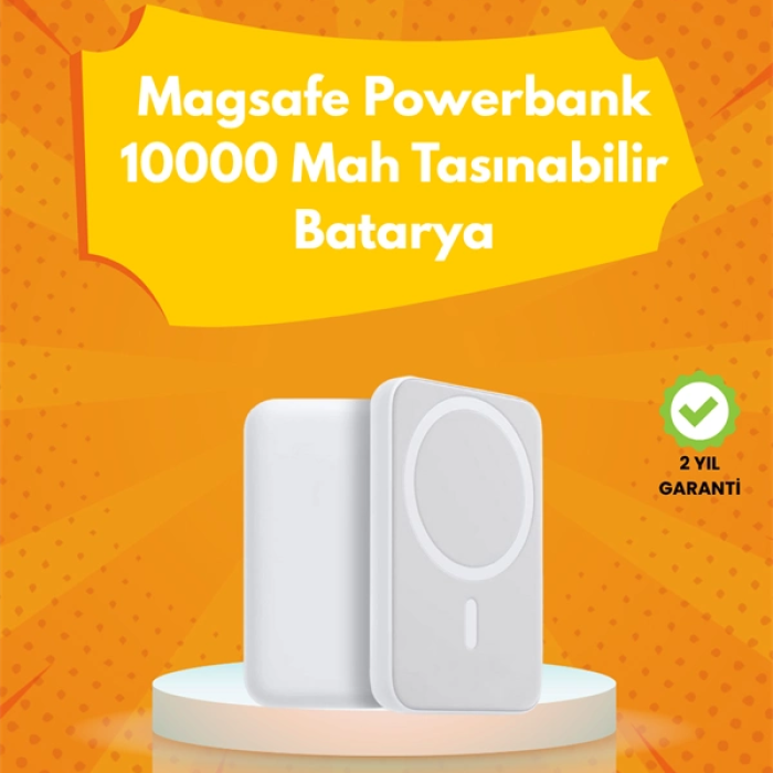 Ultra Kompakt Ve Güçlü – Magsafe Powerbank 10000 Mah İle Kablosuz Şarj Deneyimi