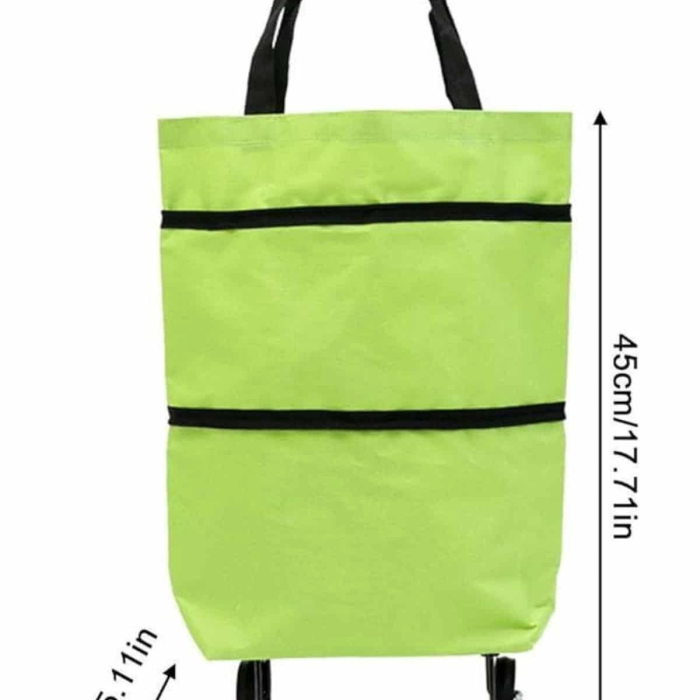 Katlanabilir Tekerlekli Alışveriş Çantası Pratik Ve Detaylı Pazar Arabası