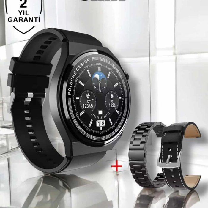 Akıllı Saat Uyku Ve Sağlık Takibi Bildirim Görme Arama Cevaplama