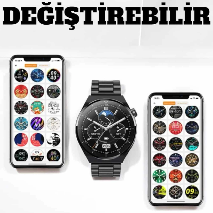 Akıllı Saat Uyku Ve Sağlık Takibi Bildirim Görme Arama Cevaplama