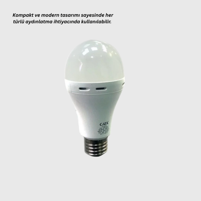30w Şarjlı Led Ampul E27 Duy %80 Enerji Tasarruflu Soğuk Beyaz