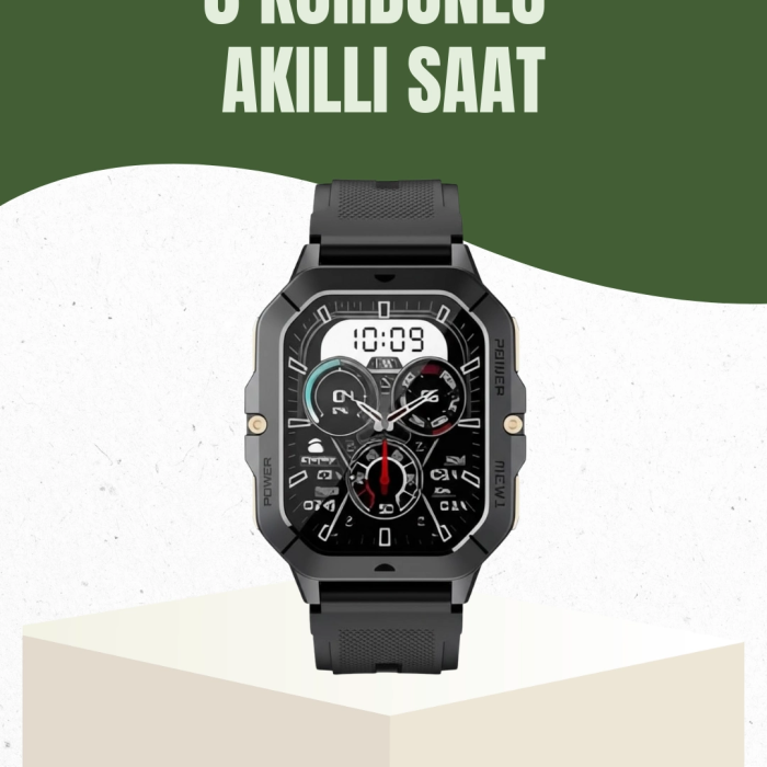 Şık Ve Hafif Akıllı Saat Spor Ve Günlük Kullanım