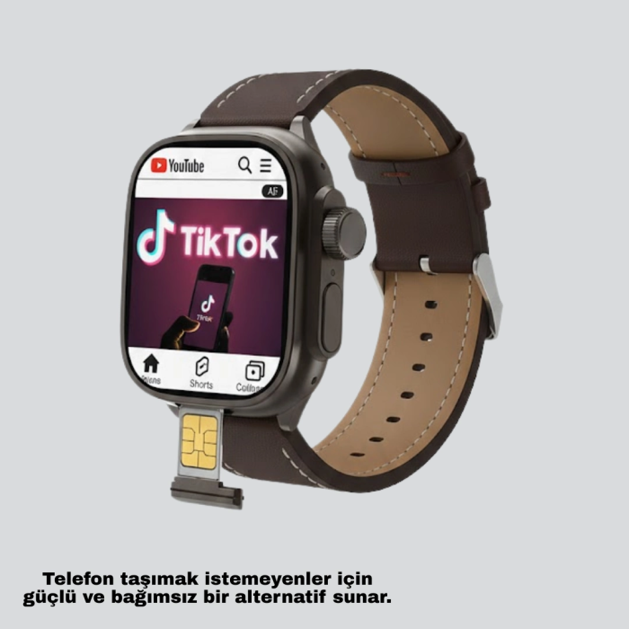 Sım Kartlı Akıllı Saat Gps Wifi Bluetooth Destekli