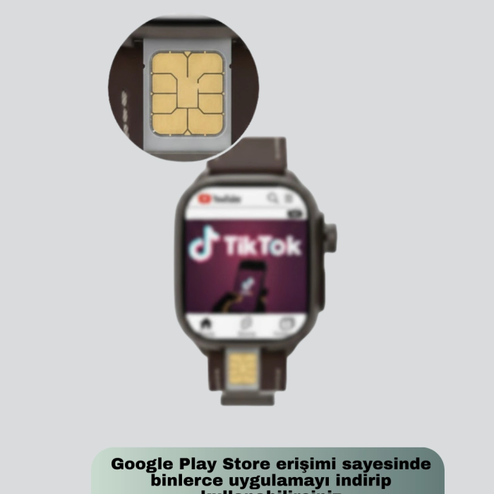 Sım Kartlı Akıllı Saat Gps Wifi Bluetooth Destekli