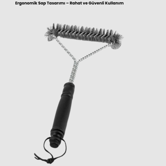 Barbekü ve Mangal İçin Tel Izgara Temizleyici Fırça