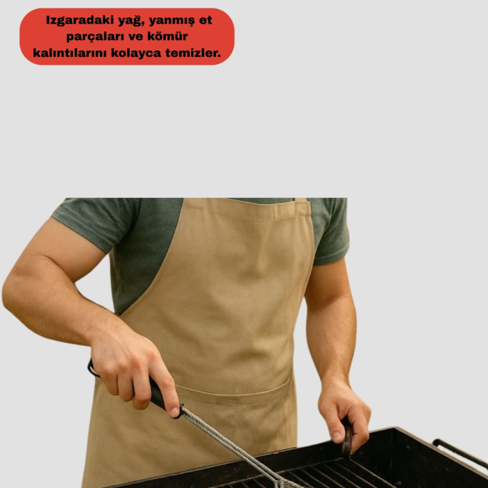 Izgara Ve Barbekü Temizleme Fırçası Dayanıklı Tasarım