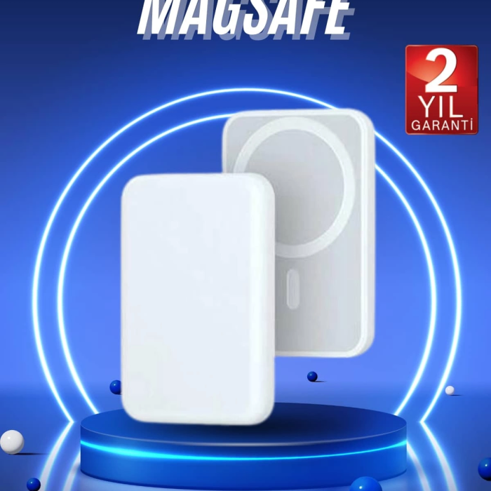 Magsafe Battery Pack Powerbank Kablosuz Şarj 5.000 Mah