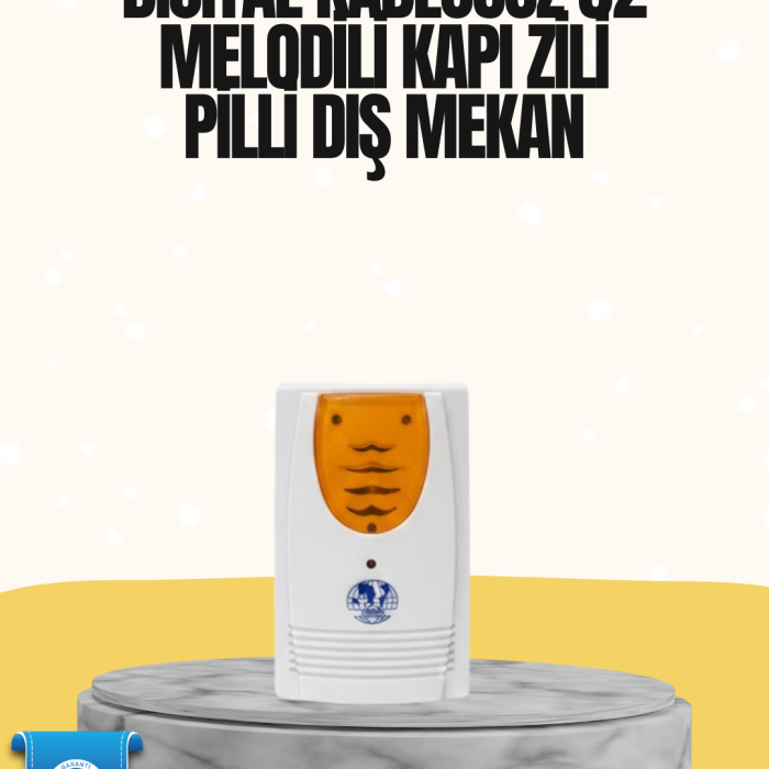 Kablosuz Kapı Zili Düzenli ve Konforlu Yaşam Alanları İçin