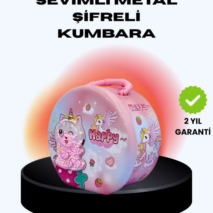 Mini Çocuk Para Kasası Gizli Saklama ve Birikim Kutusu