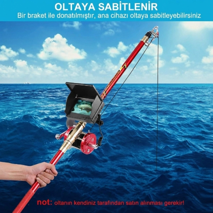 20 Metre Sualtı Balık Tutma Kamerası