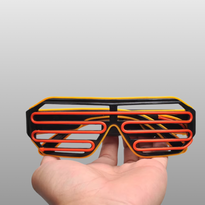 Parti ve Festival İçin LED Işıklı Eğlence Gözlüğü