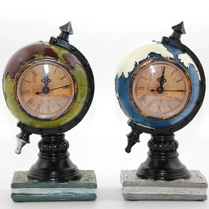 Polyester Saatli Dünya Küre Alk2833