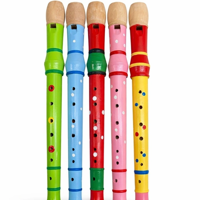 Ahşap Renkli Flüt Büyük Alk4392