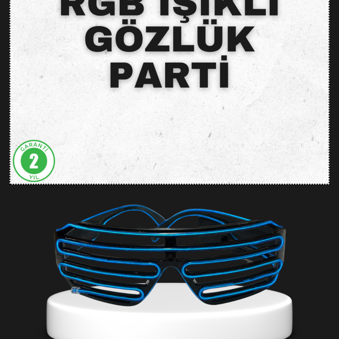 Parti ve Organizasyonlara Özel LED Işıklı Gözlük