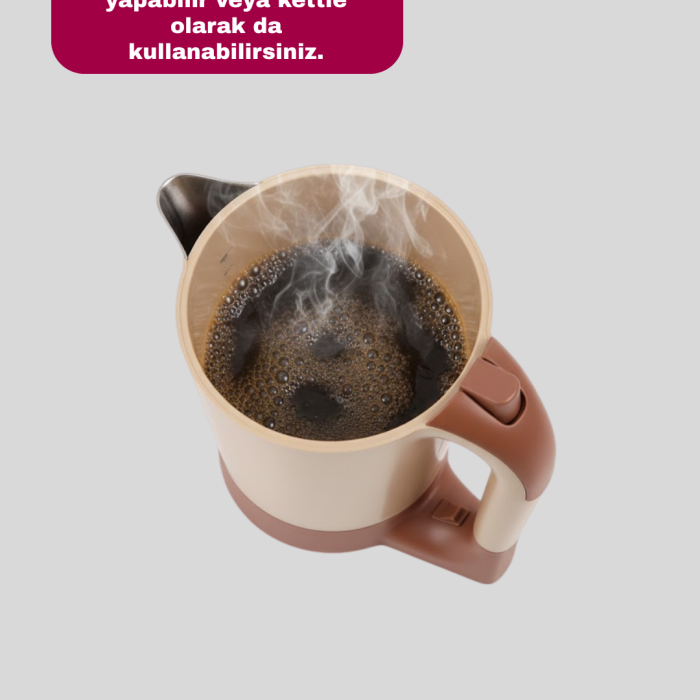 Bol Köpüklü Türk Kahvesi Makinesi Çok Amaçlı Kullanım