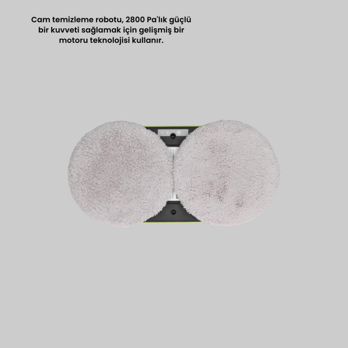 UPS Destekli Düşmeye Karşı Korumalı Cam Temizleme Robotu