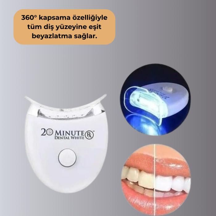 Beyazlatma Kalemli LED Diş Parlatma Seti