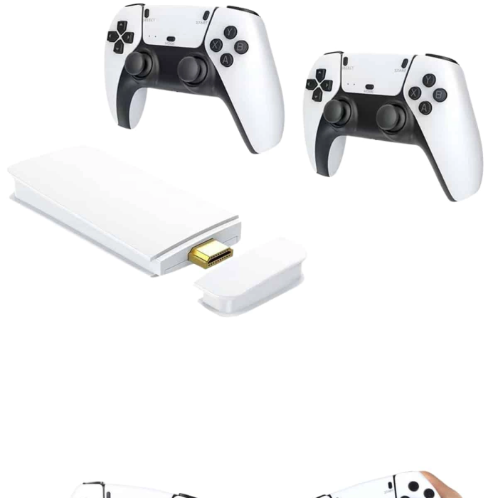 4k Hd Görüntü Kaliteli Retro Game Stick 20000 Oyunlu Çift Kollu Beyaz Game Stick