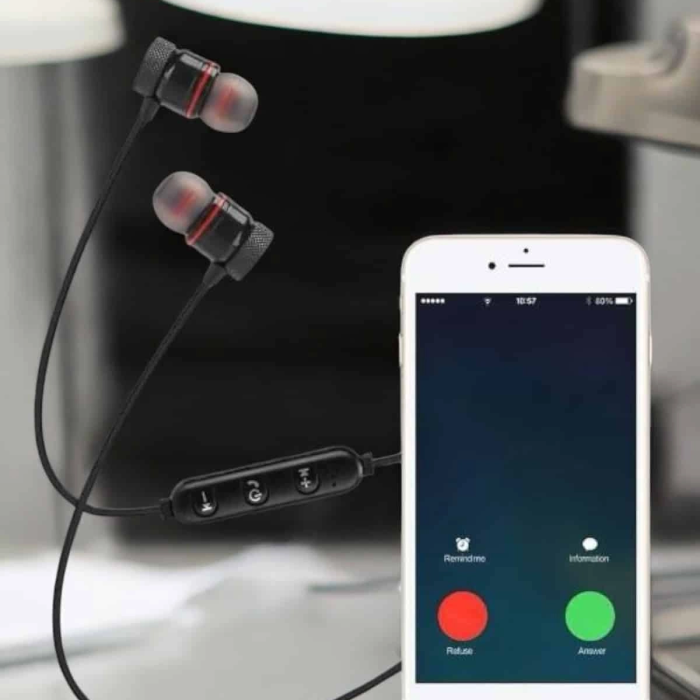 Kablolu Mıknatıslı Sport Kulaklık Bluetooth Bağlantılı