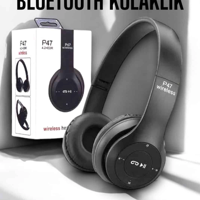 Kulak Üstü Tf Kart Ve Aux Destekli Ergonomik Bluetooth Kulaklık
