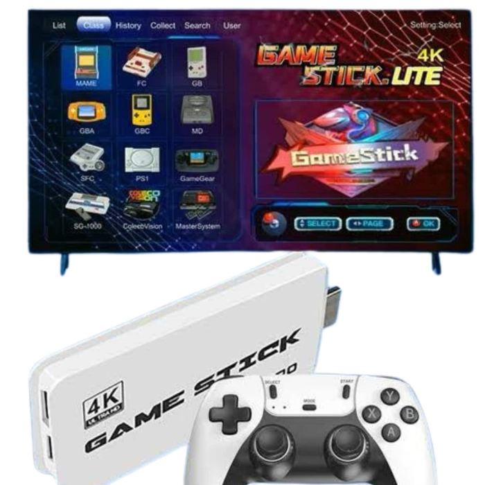 2.4 Ghz Oyun Konsolu Çift Konsol 4k Ultra Hd Game Stick