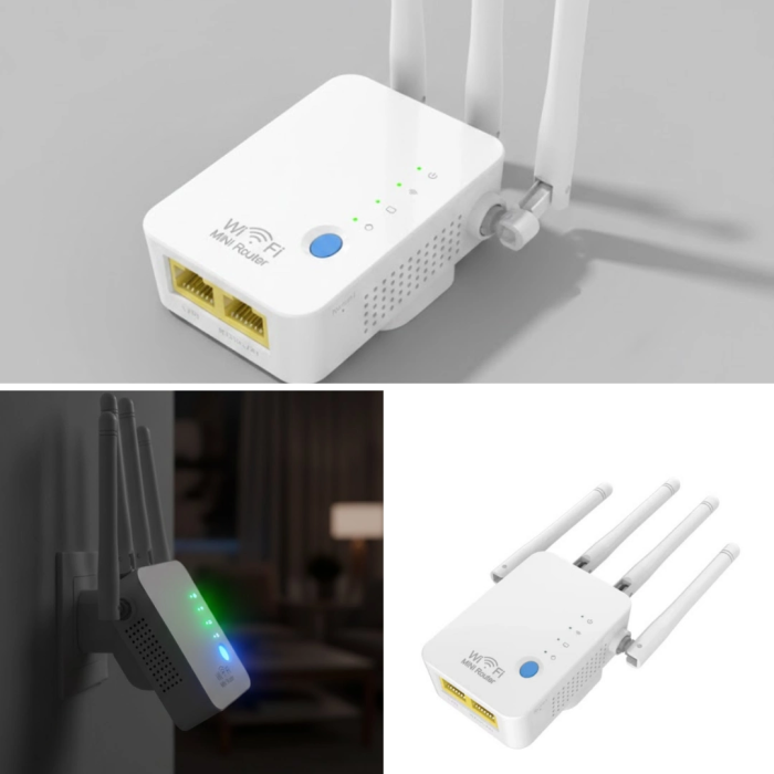 Ev Ve Ofis İçin Wifi Güçlendirici Wps Düğmeli Güvenli Tekrarlayıcı