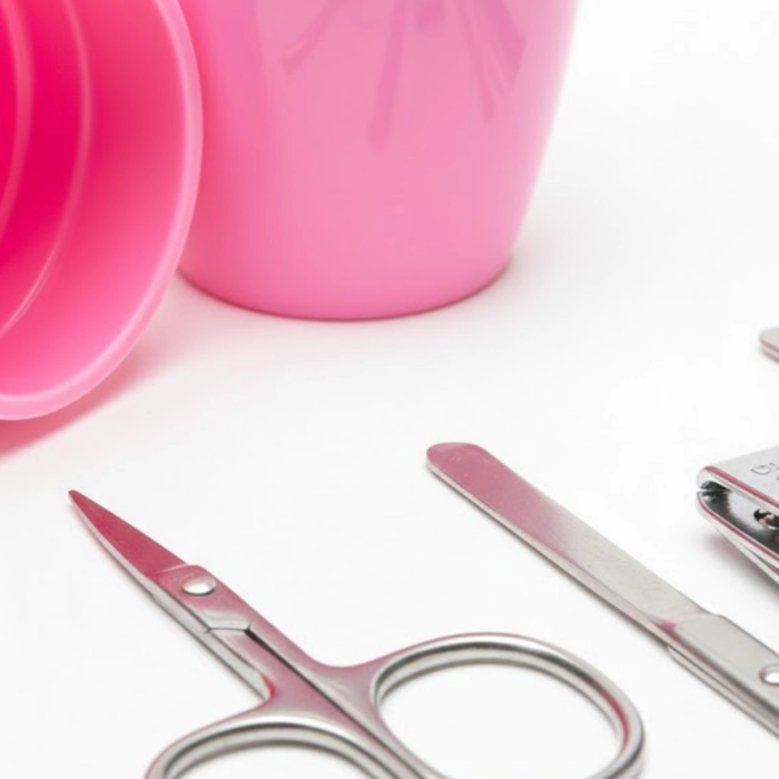 Tırnak Bakım Manikür Pedikür Seti 4 Parça Pembe Minimal Ve Dayanıklı