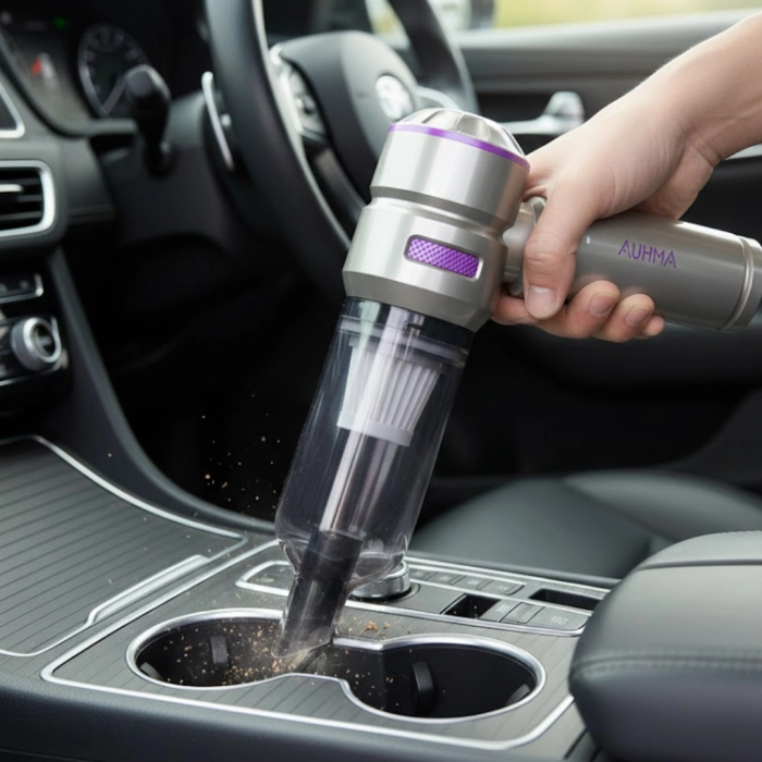 Şarjlı Mini El Süpürgesi Üfleme Ve Vakum Özellikli