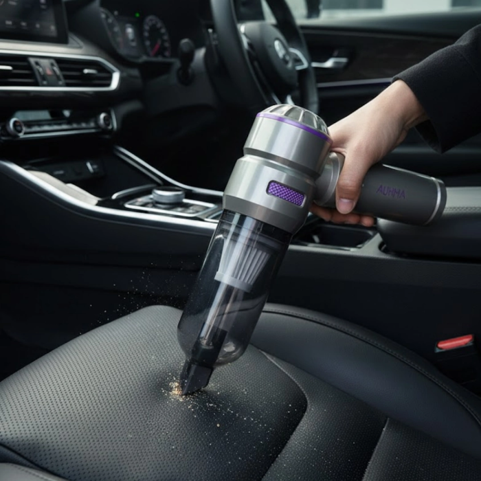 Kablosuz El Süpürgesi 17000pa Vakum Gücü 6000mah Batarya