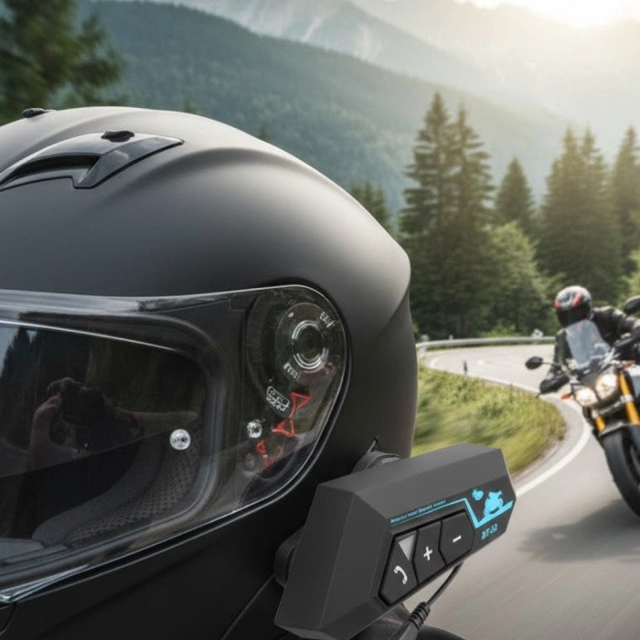 Telsiz Bluetooth Kask Kulaklık Handsfree Mikrofonlu