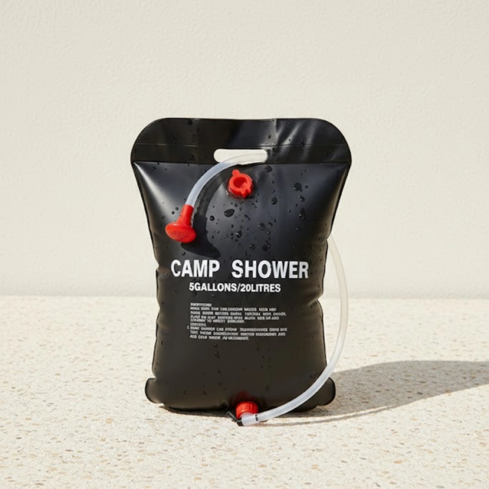20 Litre Güneş Enerjili Kamp Duşu Pvc Dayanıklı Taşınabilir Duş Torbası