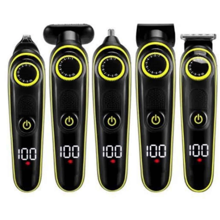 Saç Sakal Şekillendirici Tıraş Makinesi 5 Başlıklı Paslanmaz Çelik Bıçaklı Unısex