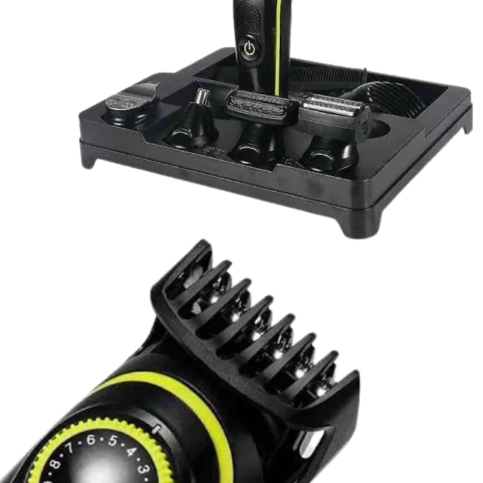 Unısex Çok Fonksiyonlu Bakım Seti Led Göstergeli Tıraş Makinesi Saç Sakal Vücut