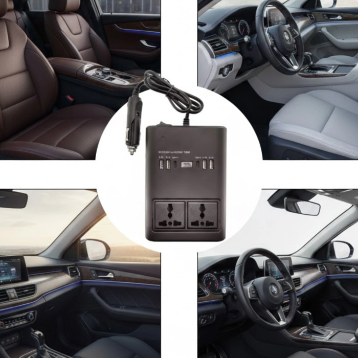 Araç Çakmak Girişli Güç İnvertörü 150w