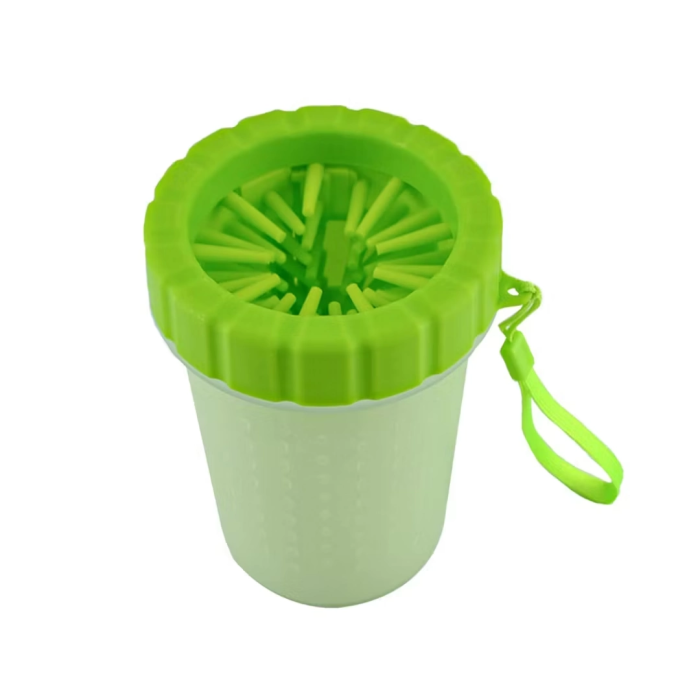 Taşınabilir Köpek Ayak Temizleme Atı Silikon Fırçalı