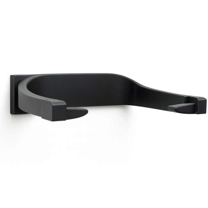 Modern Siyah Tuvalet Kağıtlığı Duvar Tipi Minimal Tasarım Peçetelik